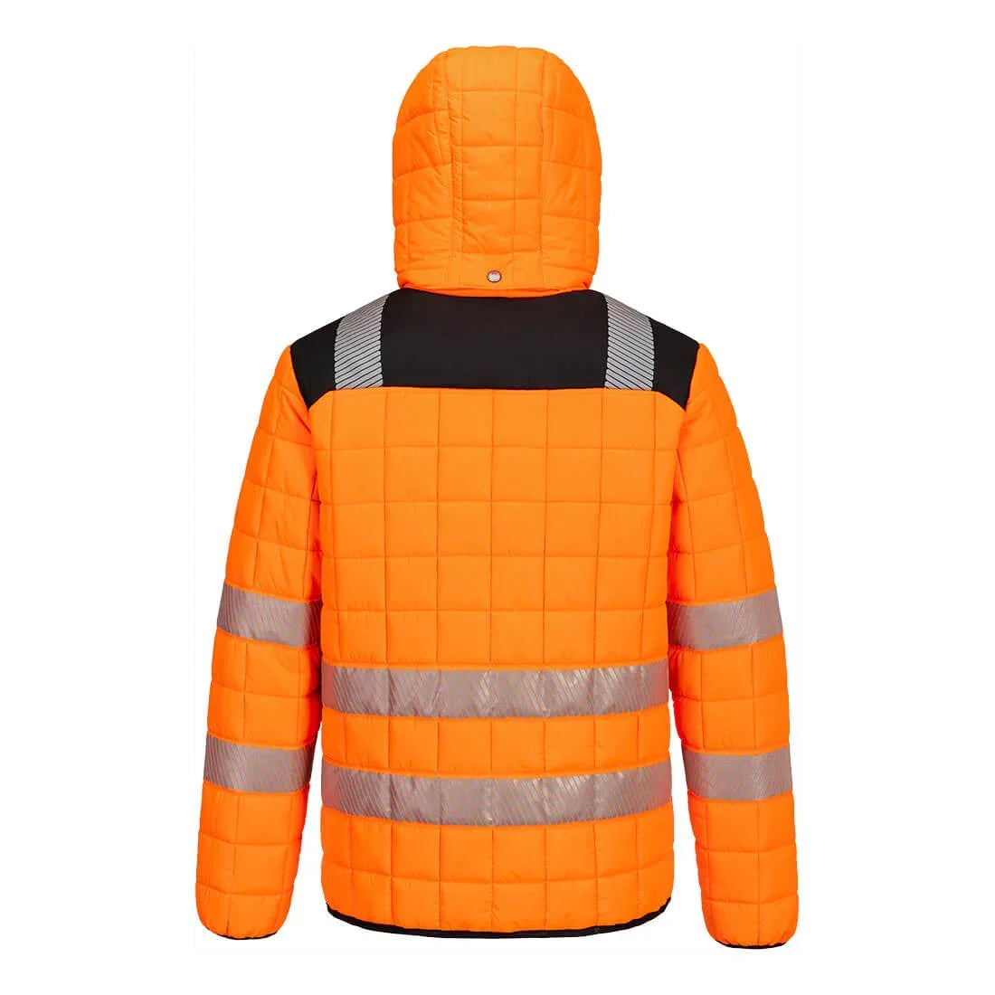 Portwest PW3 Hi-Vis Square Baffle Jacket Orange