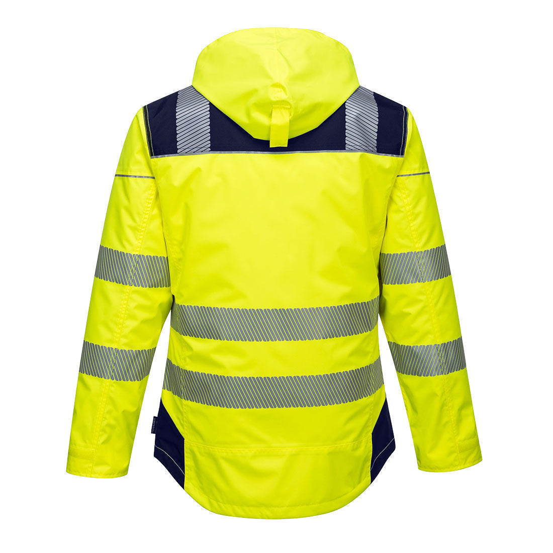 Portwest T400 PW3 Hi-Vis Winter Jacket Yellow Navy_B