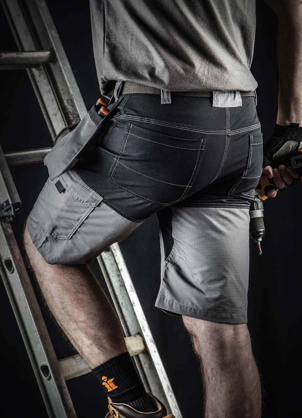 Scruffs Trade Flex Shorts - Graphite