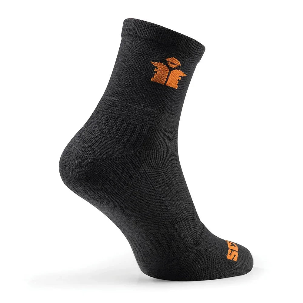 Scruffs T54884 Worker Lite Socks Black 3pk