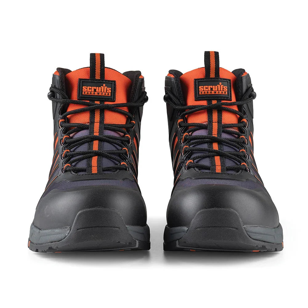 Scruffs Glide Safety Boot Black / Orange