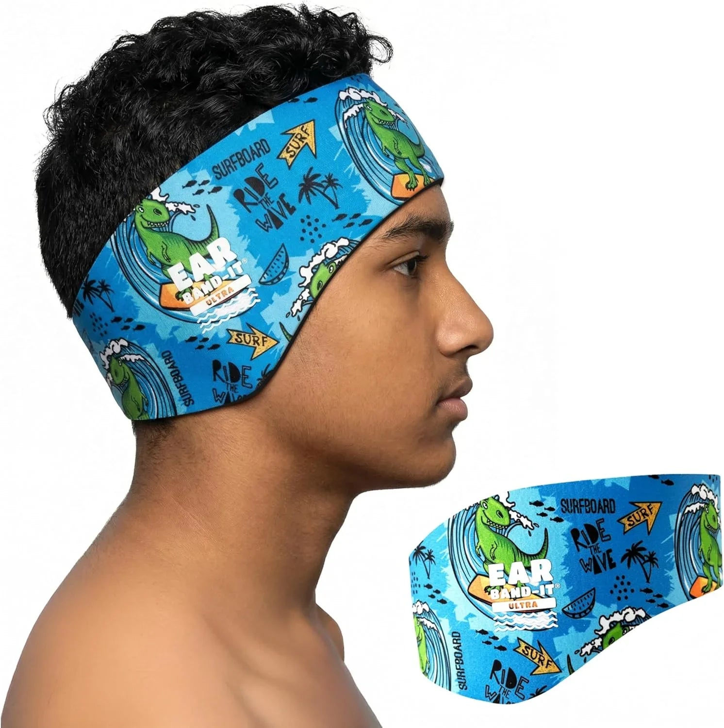 Ear Band it ultra swimming headband dino Adult