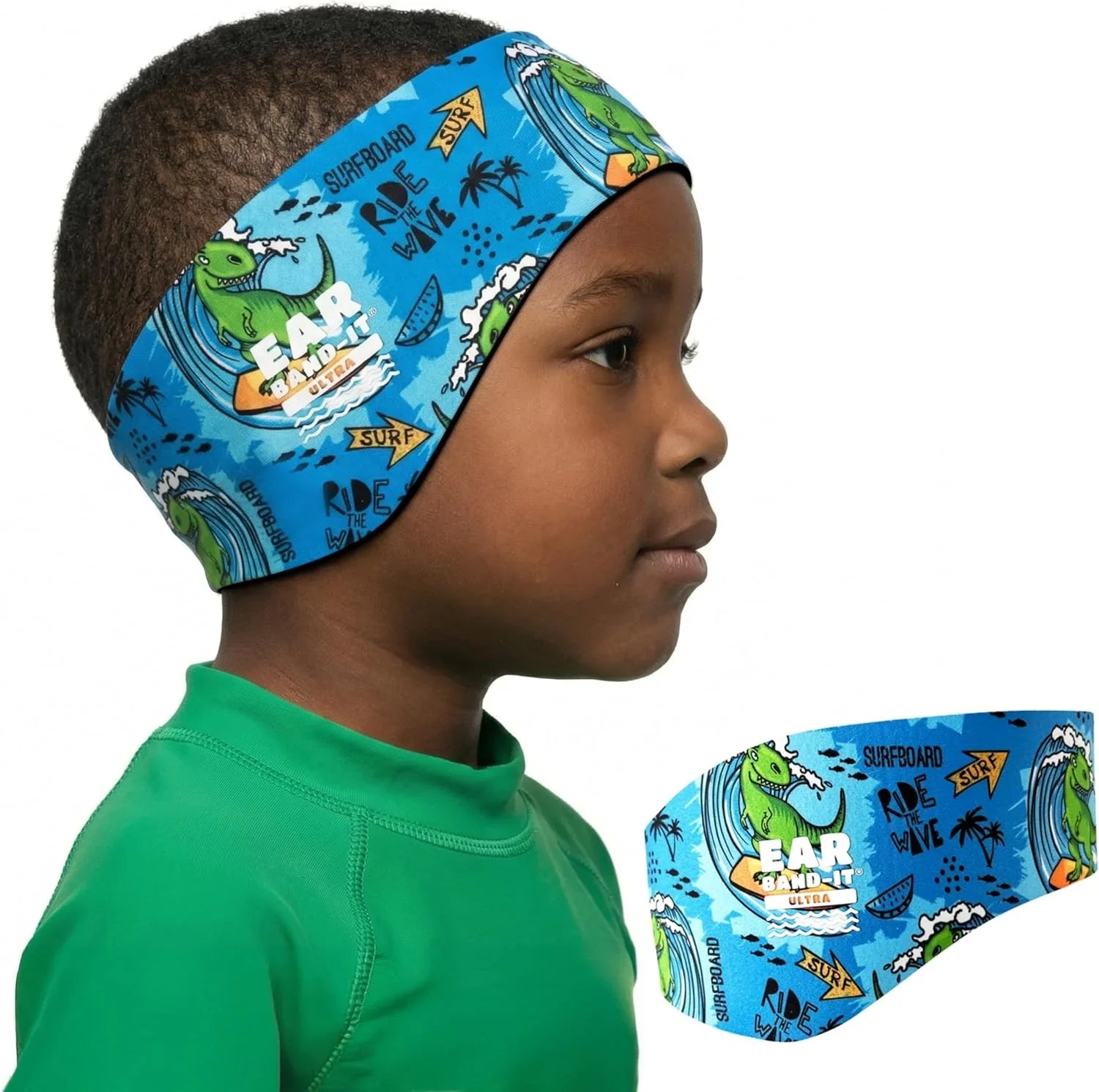 Ear Band it ultra swimming headband dino Medium