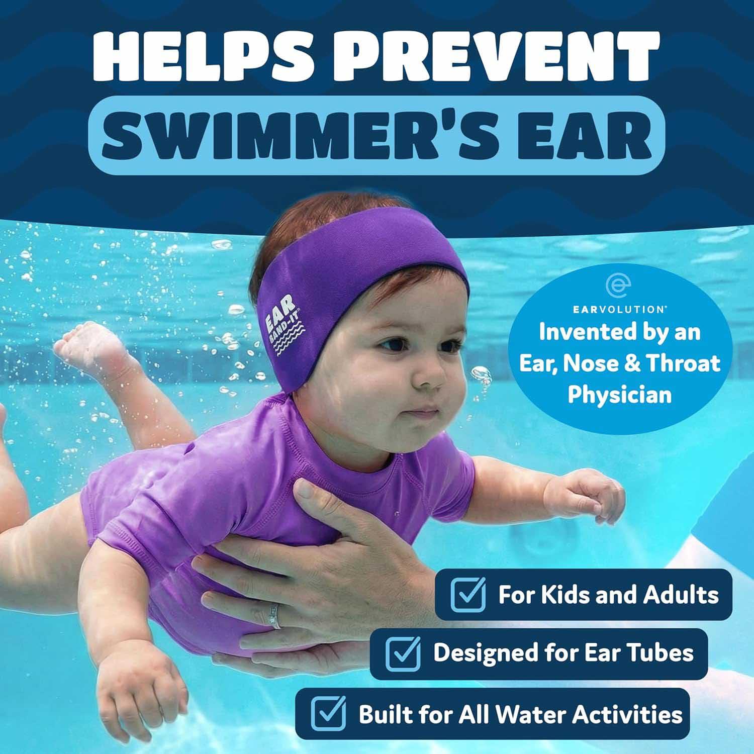 Original ear band it swimming Headband for kids and adults