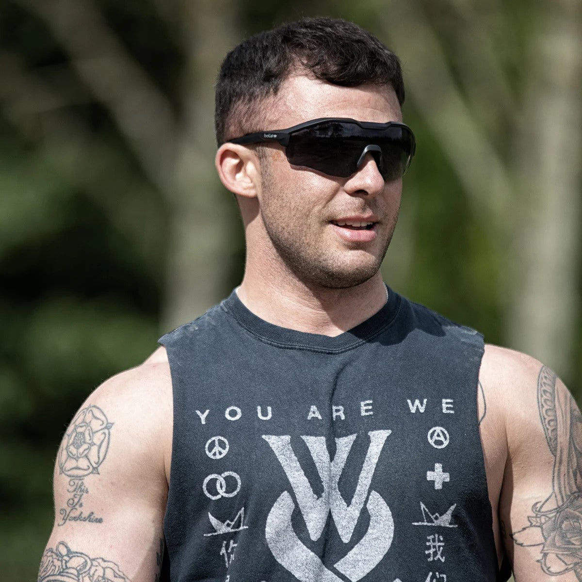 Bolle MY6 Eyeshield Smoke Tactical Ballistic Glasses