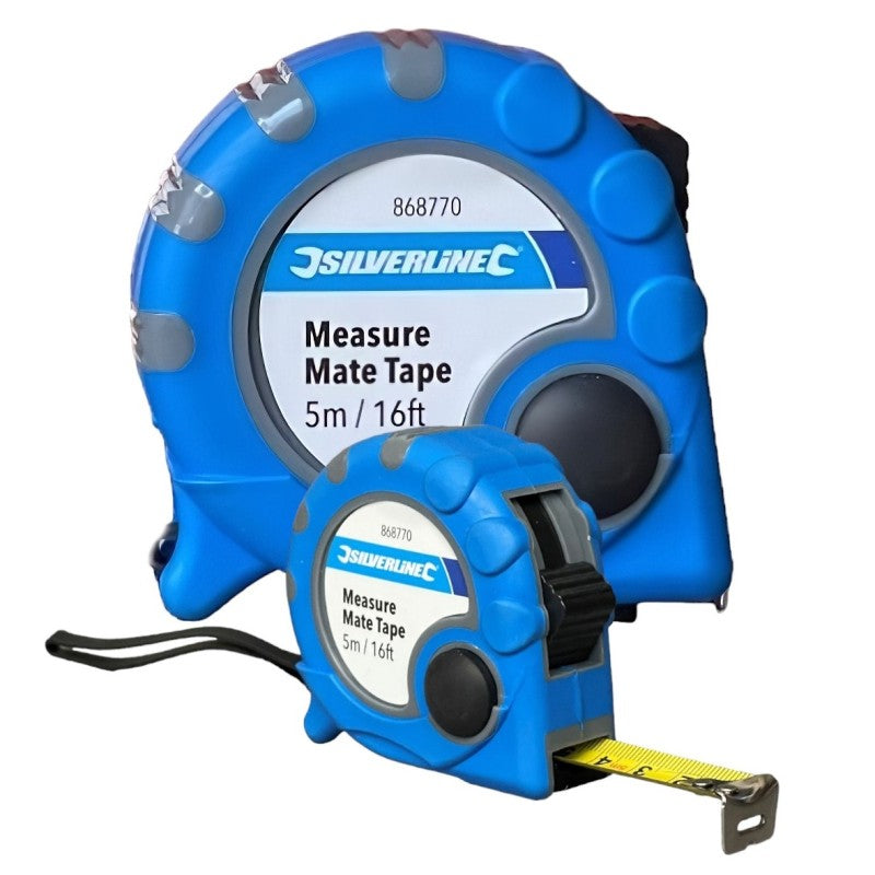 Silverline 868770 Measure Mate Tape 5m