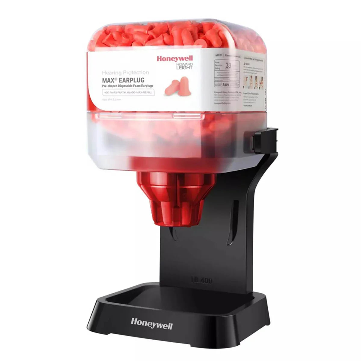 Honeywell Howard Leight HL400 Dispenser with 400 pairs Max Earplugs