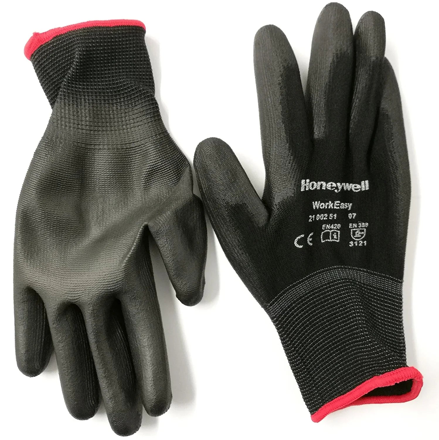 Honeywell Workeasy Black PU Work Gloves Pack of 10 Pairs