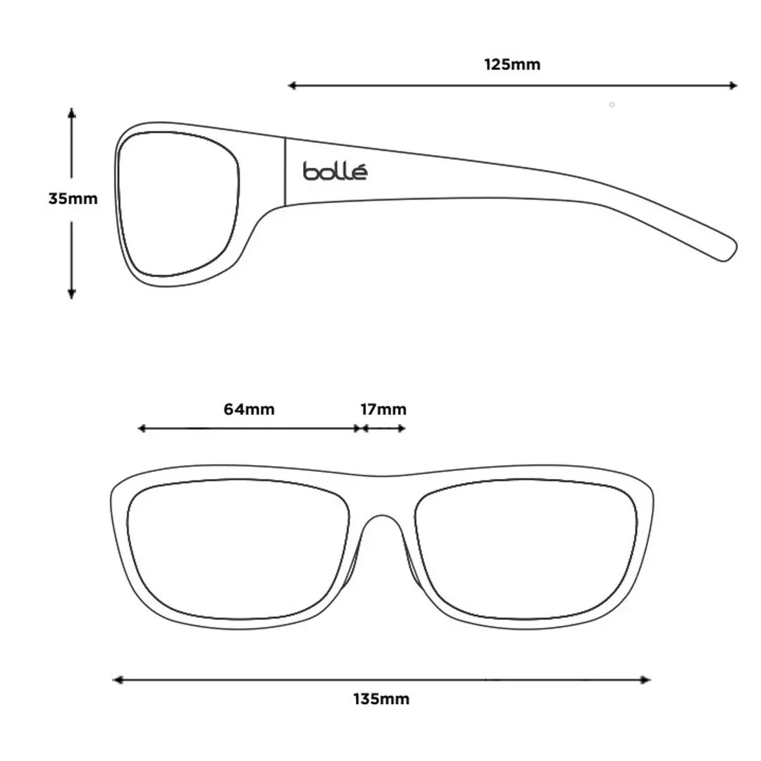 Bolle Anaconda - 10338 / Black Shiny - HD Polarized TNS