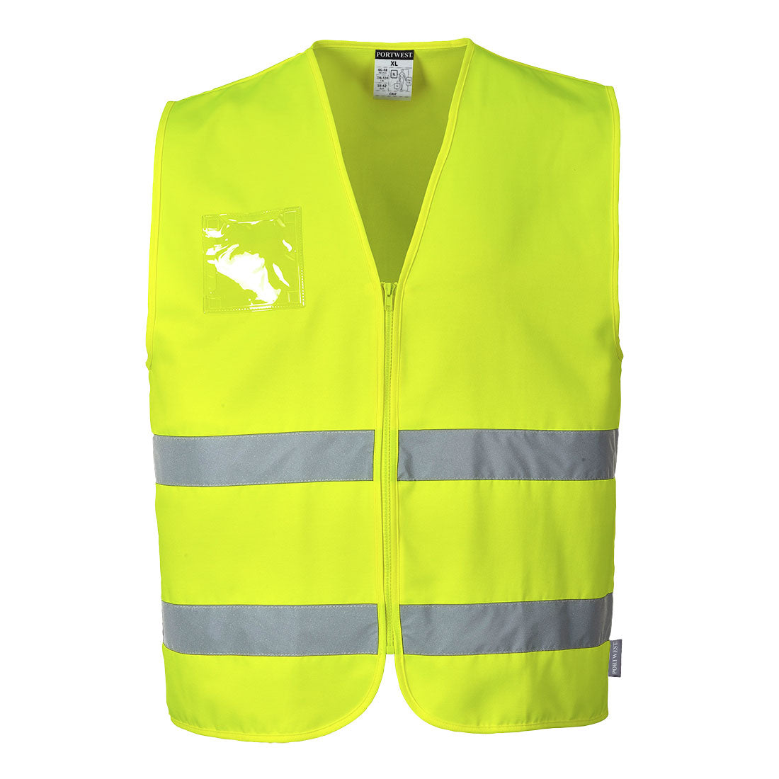 Portwest C497 Hi-Vis Polycotton Vest Yellow