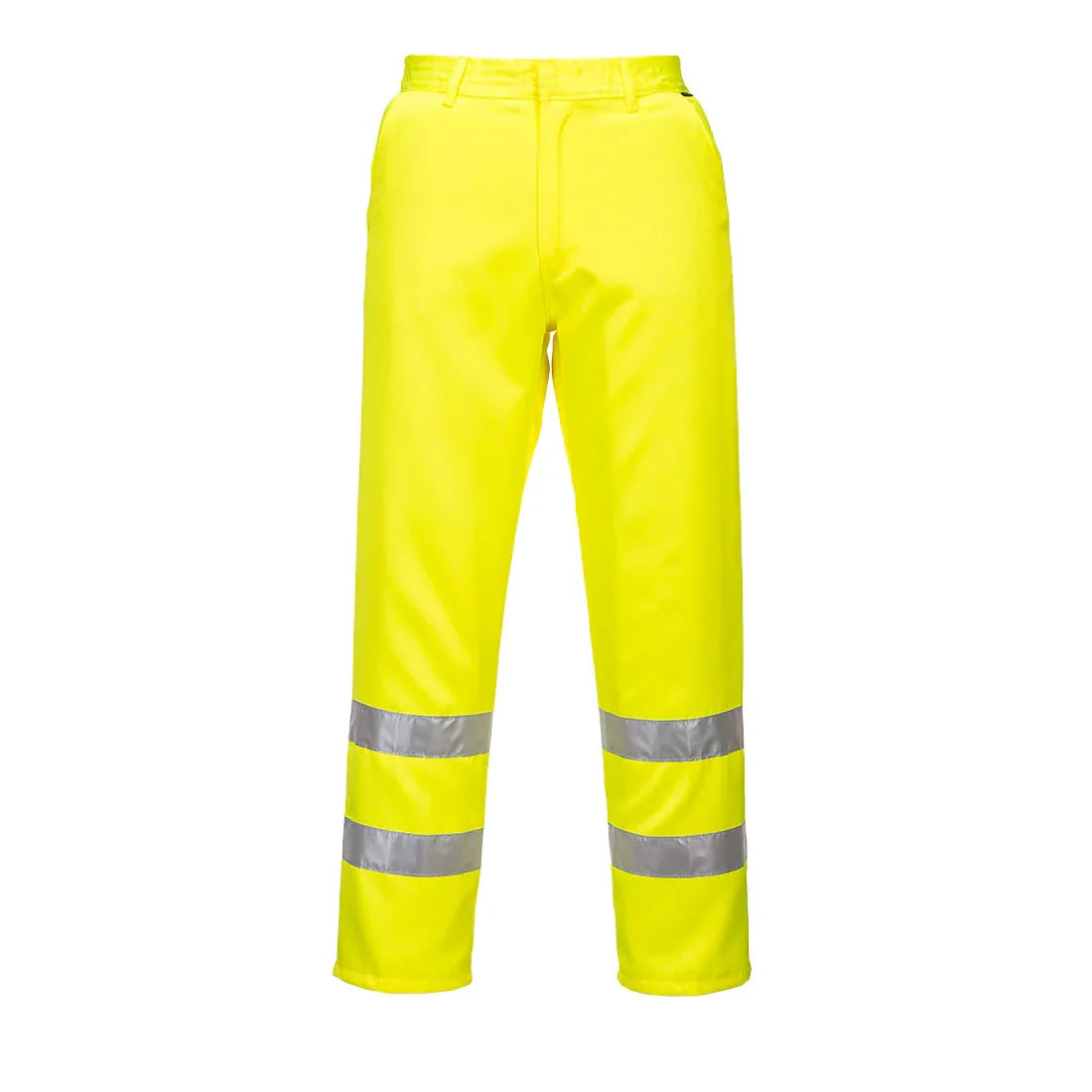 Portwest E041 Hi-Vis Poly-cotton Trousers - Yellow