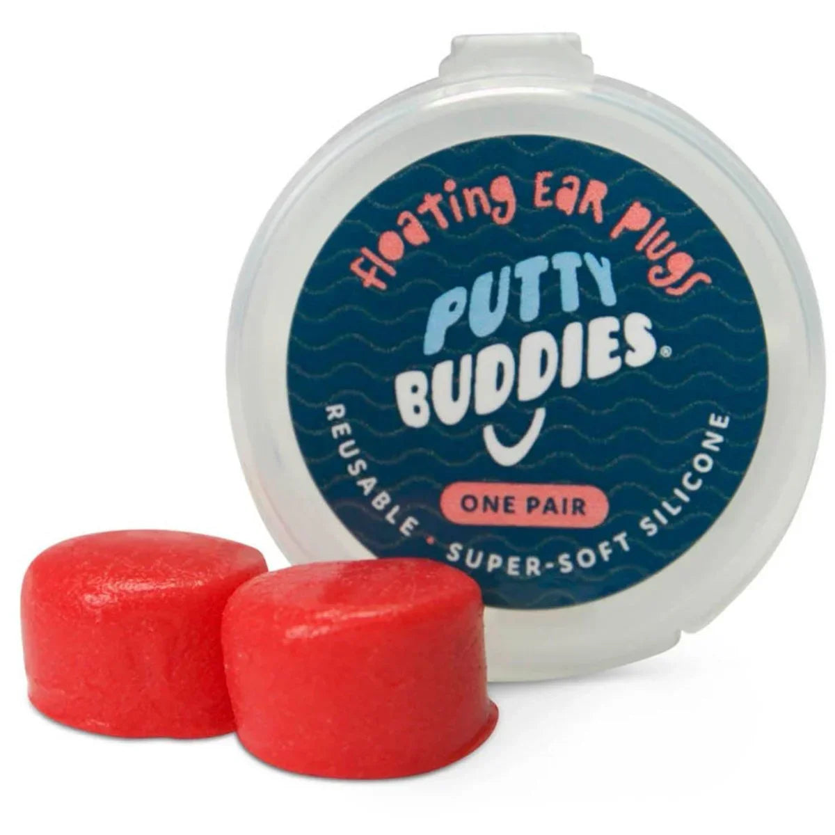Putty Buddies Floating Ear Plugs Red