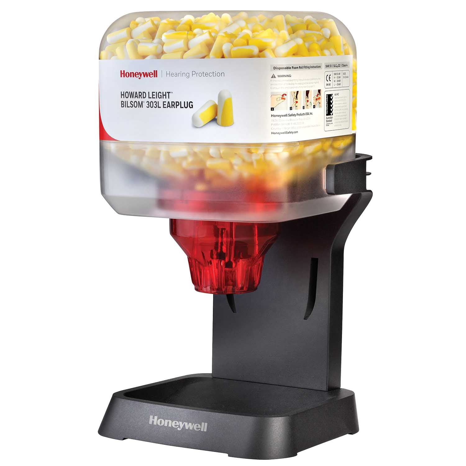 Honeywell Howard Leight HL400 Dispenser with 400 pairs Bilsom 303L Earplugs