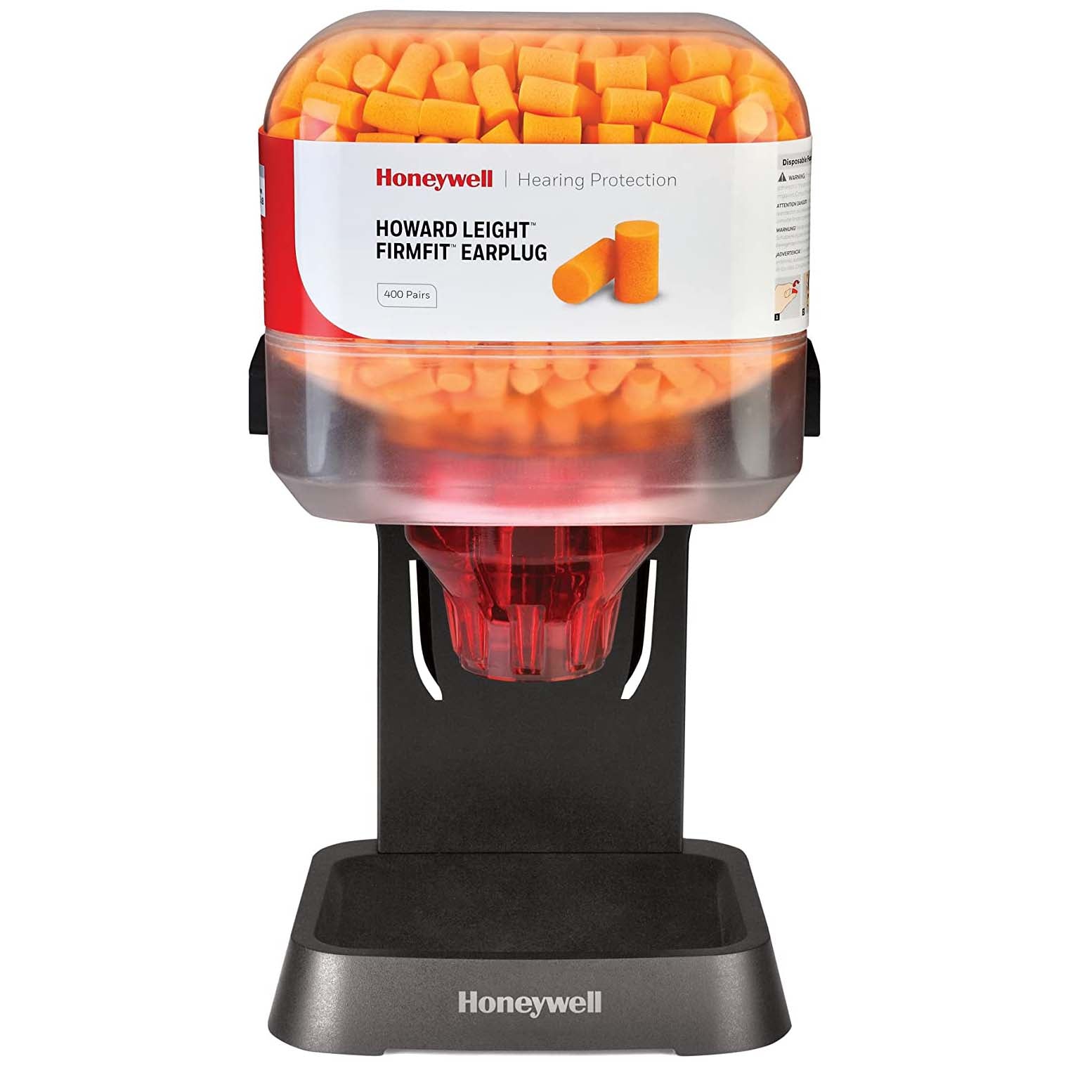 Honeywell Howard Leight HL400 Dispenser with 400 pairs FirmFit Earplugs