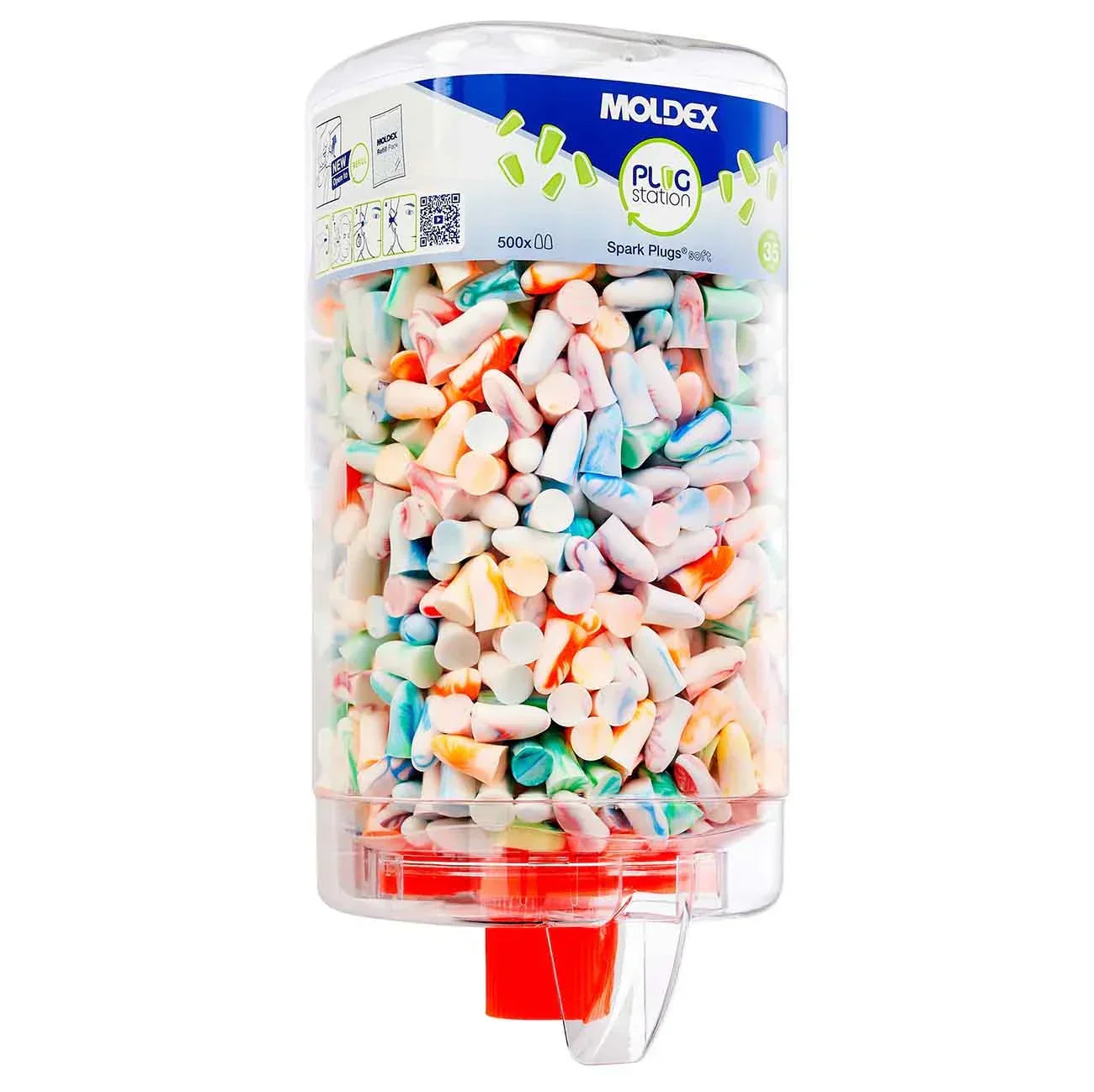 MOLDEX 7850 Spark Plugs Station 500 Pairs SNR 35 dB