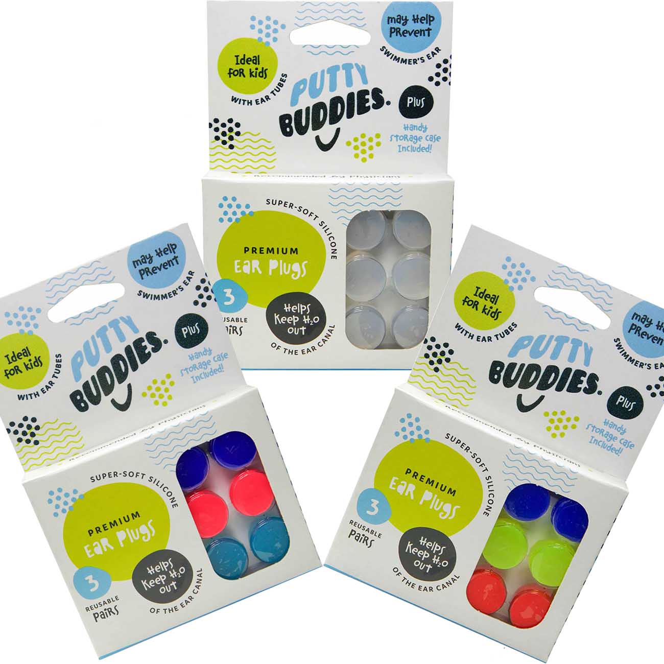 putty buddies original earplugs  swimming earplugs