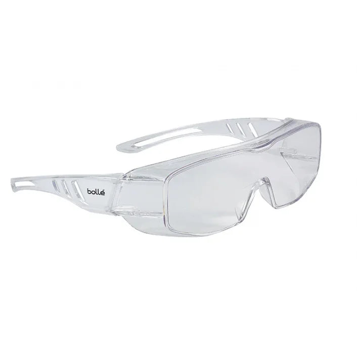 Bolle OVERLIGHT OTG Clear Safety Glasses - OVLITLPSI