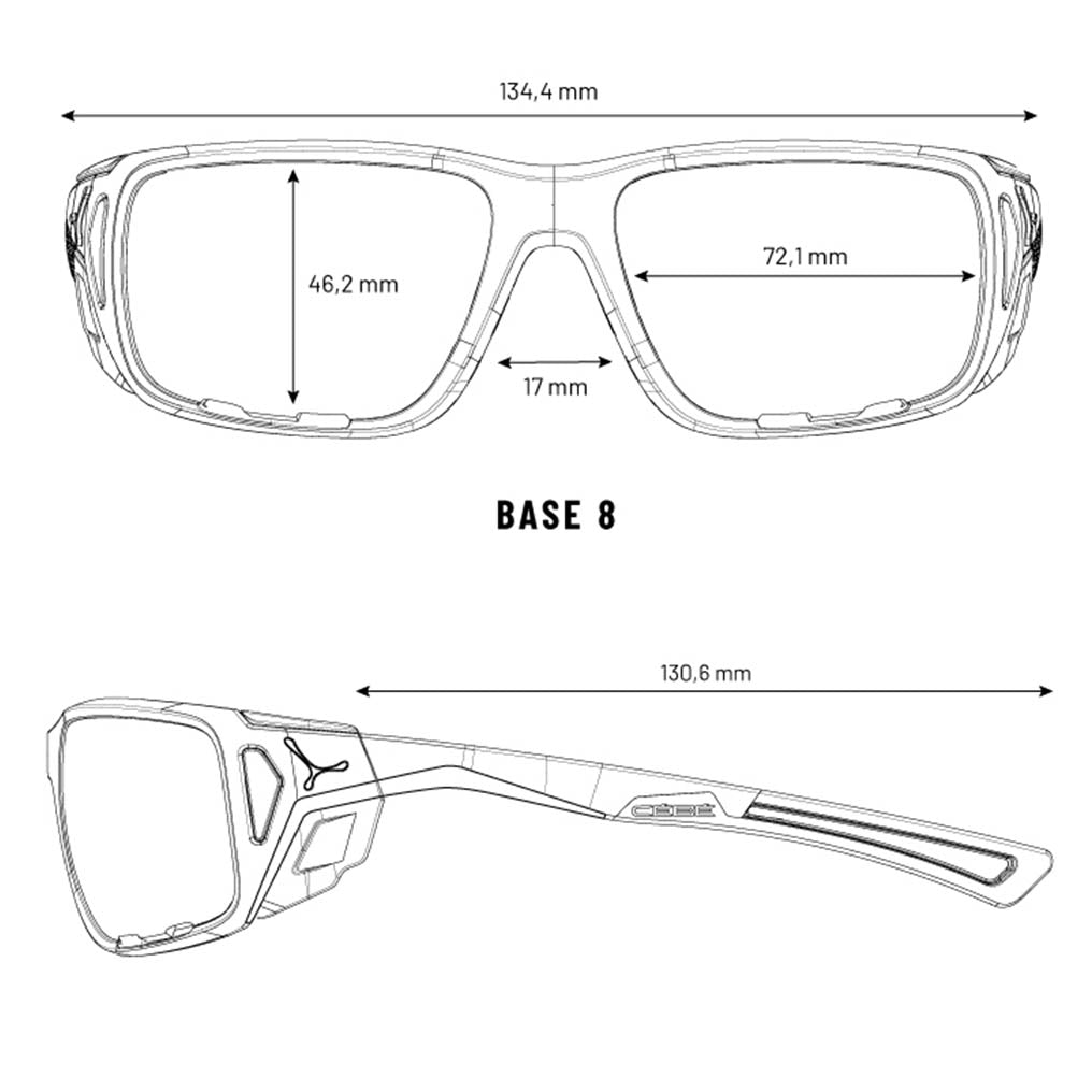 Cebe PROGUIDE Hiking and Mountaineering Sunglasses - CBPROG1