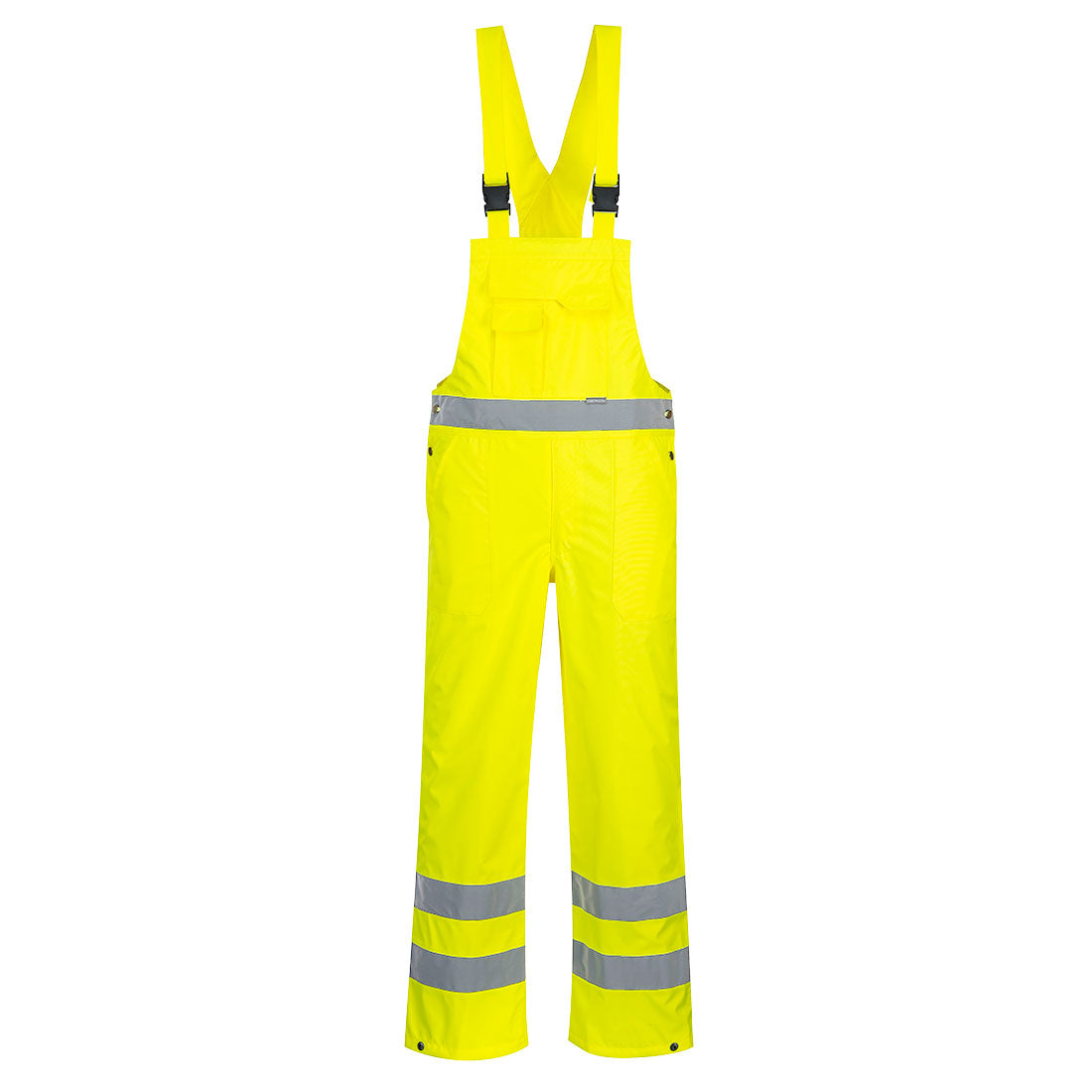 Portwest S388 Hi-Vis Breathable Rain Bib and Brace Yellow 1