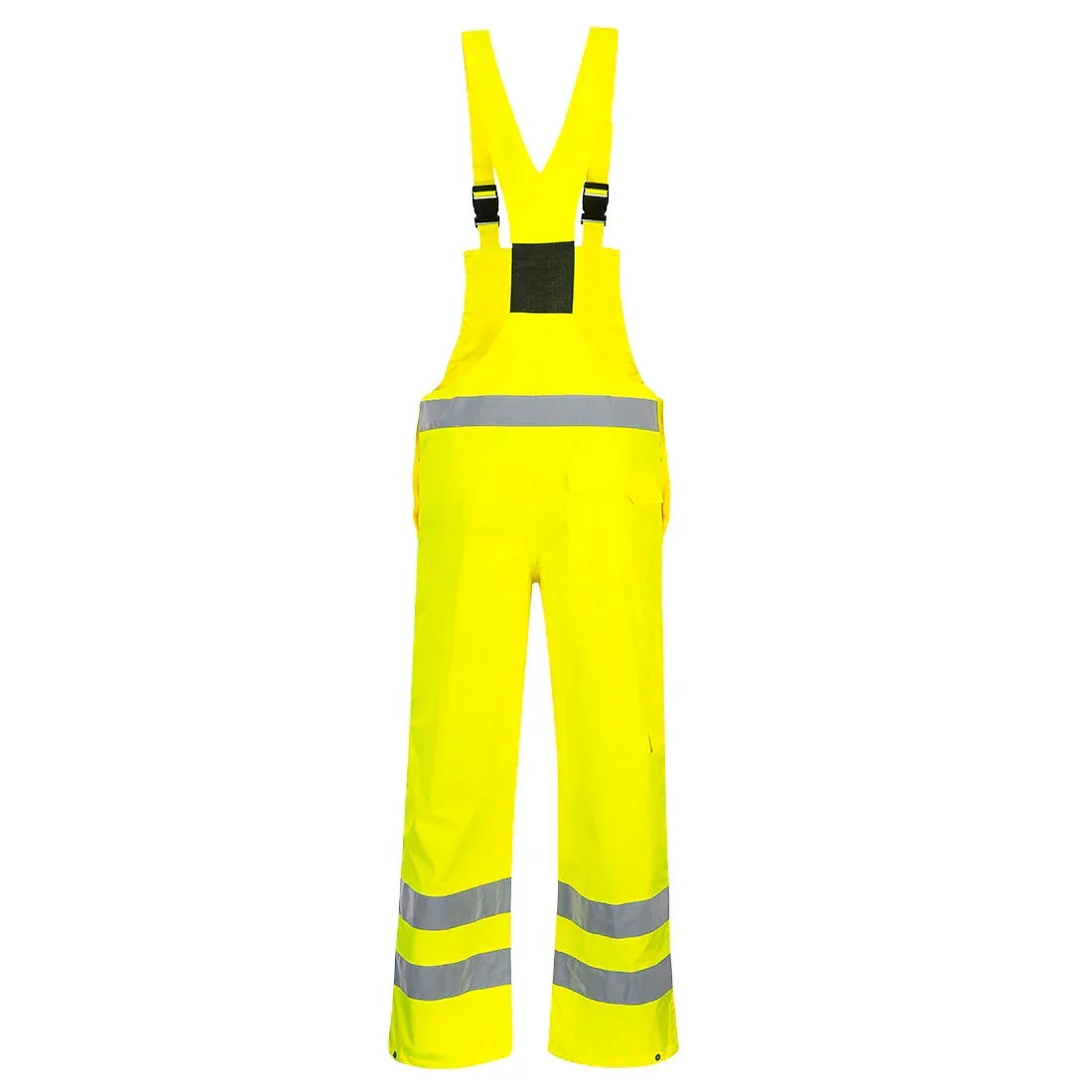 Portwest S388 Hi-Vis Breathable Rain Bib and Brace Yellow