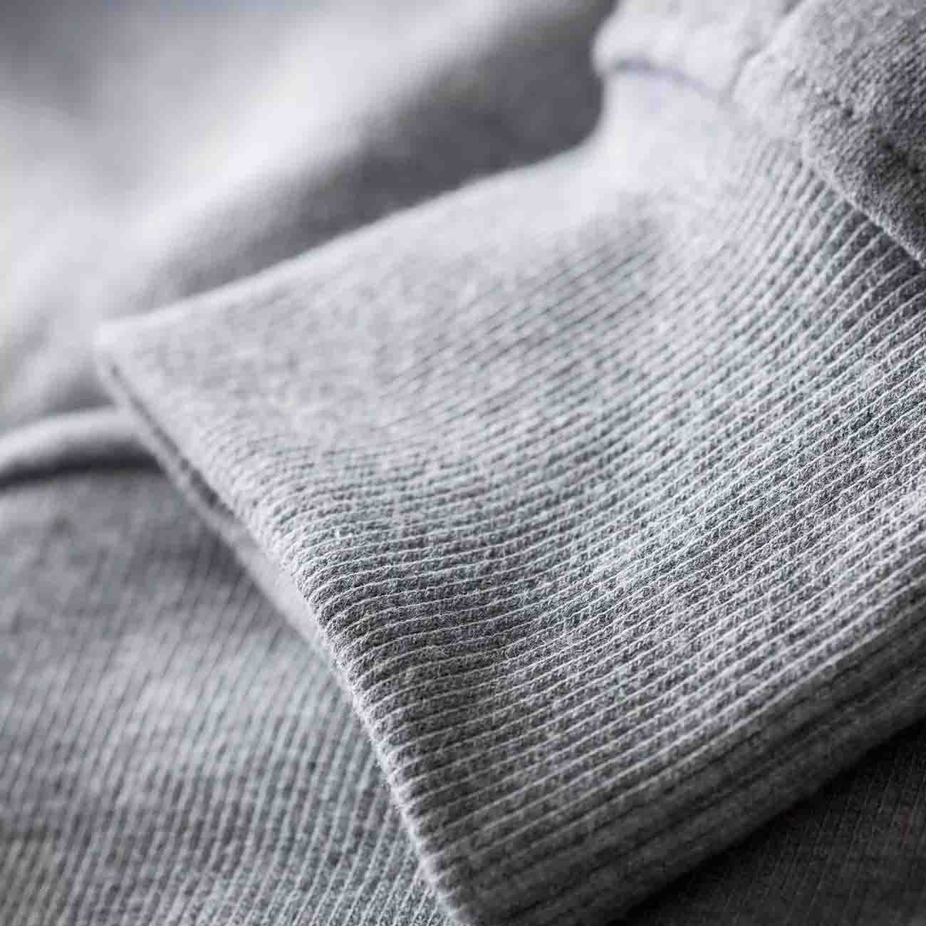 Scruffs Worker Hoodie Grey Marl detail