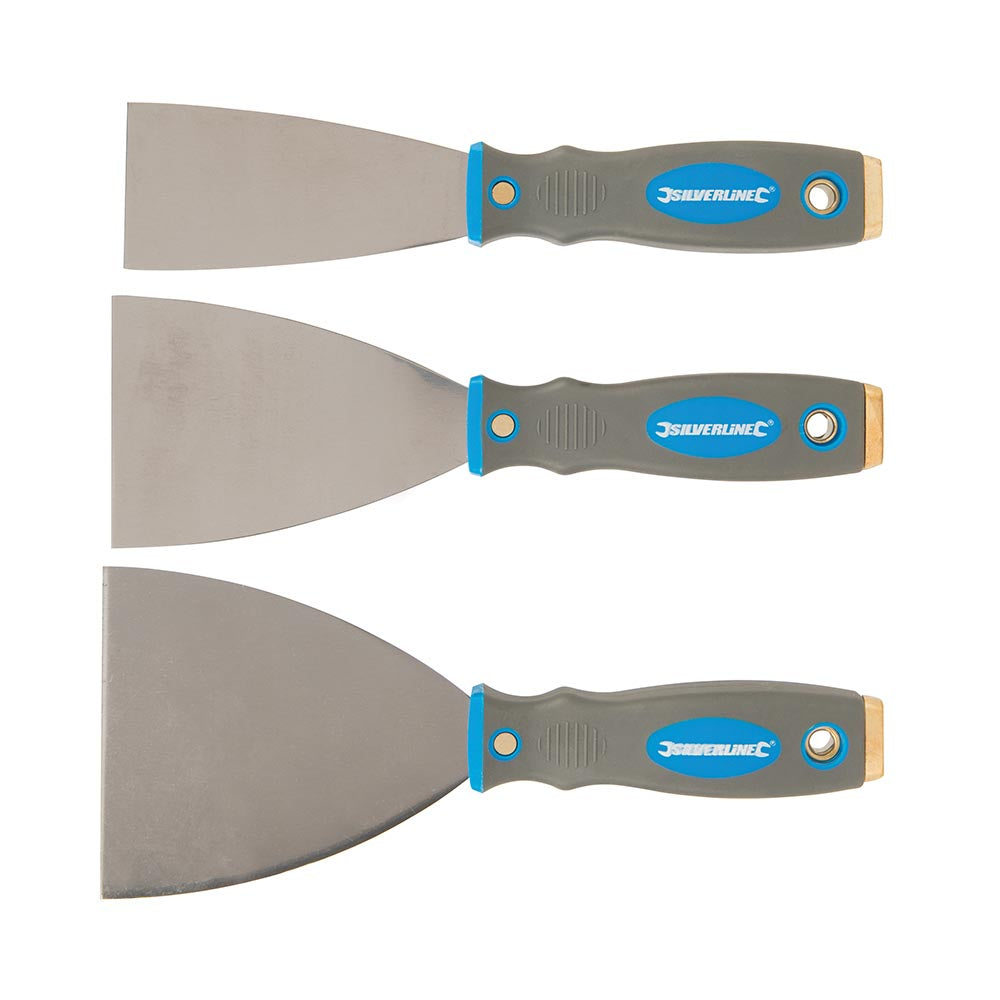 Silverline 661661 Expert Filler Knife Set 3pce 50, 75 & 100mm 1