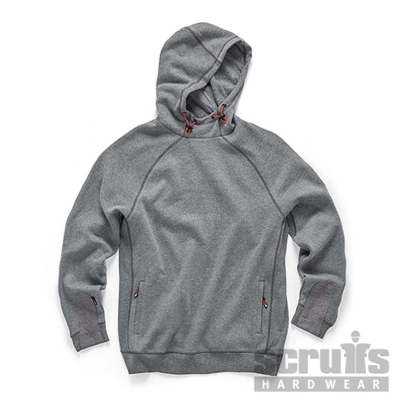 Scruffs Trade Brushed Fleece Hoodie - Graphite