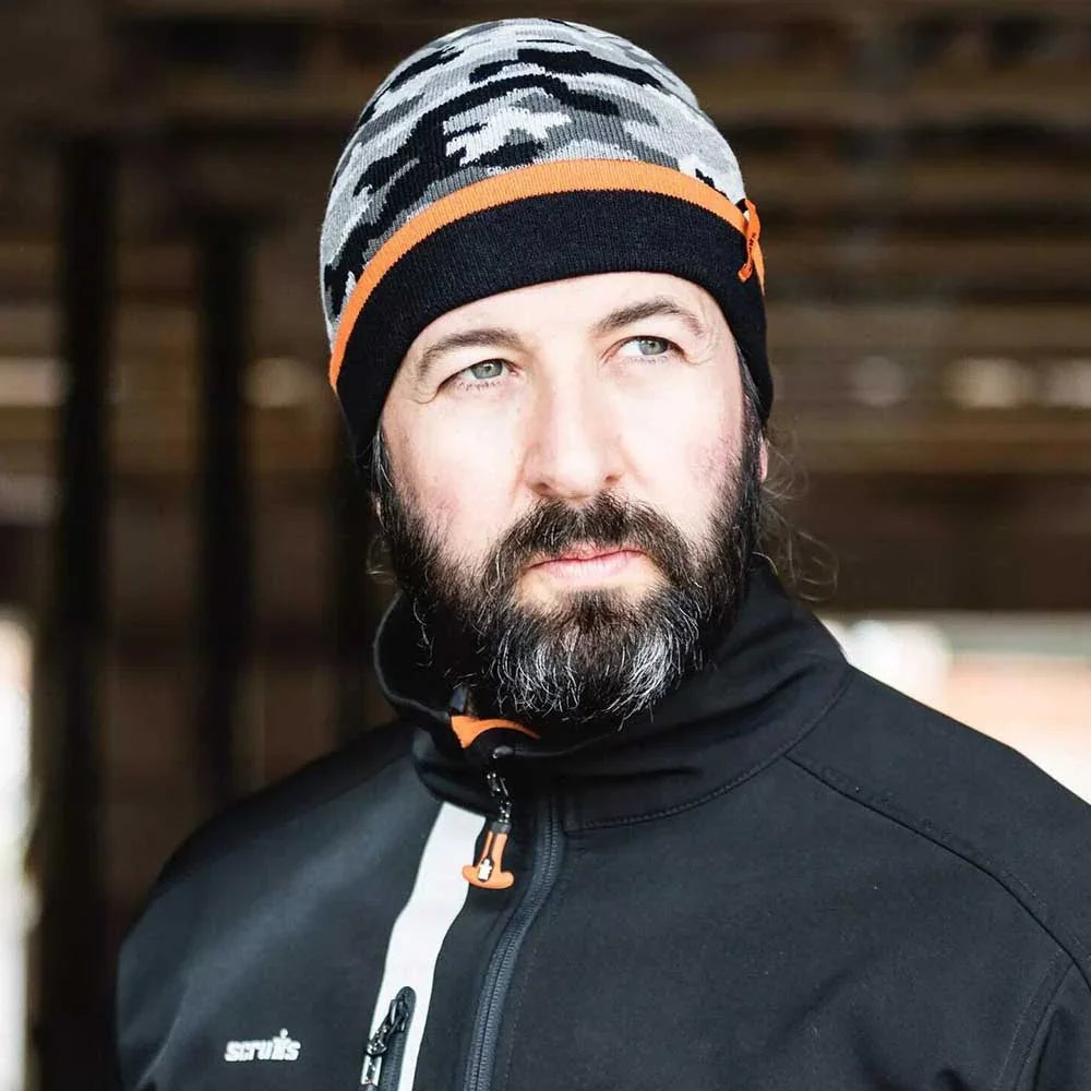 Scruffs T55336 Trade Camo Beanie Grey