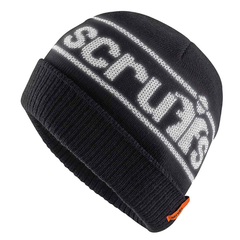 Scruffs Trade Reflective Beanie Black
