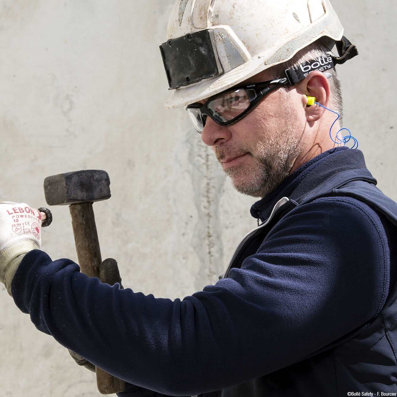 Bolle TRACKER TRACPSI Safety Goggles Clear Lens