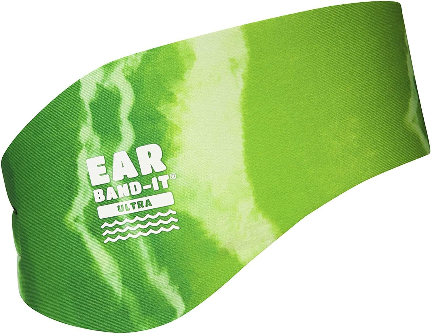 Ear Band-It Ultra Swimmer's Headband - Tie Dye Green