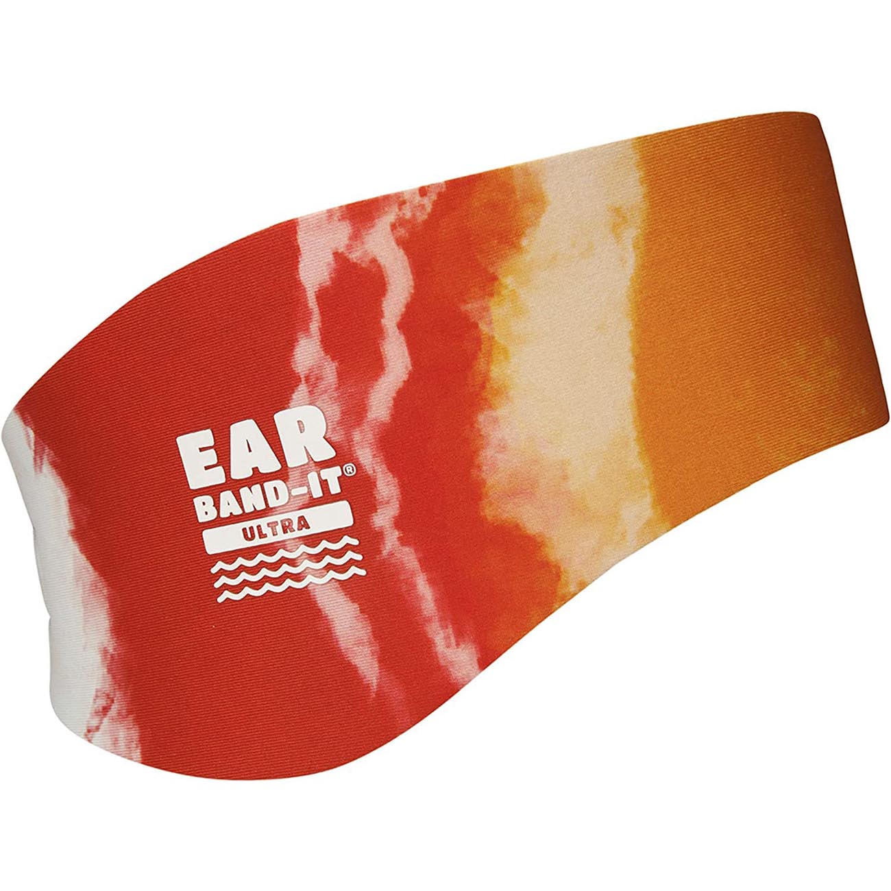 Ear Band-It Ultra Swimmer's Headband - Tie Dye Orange