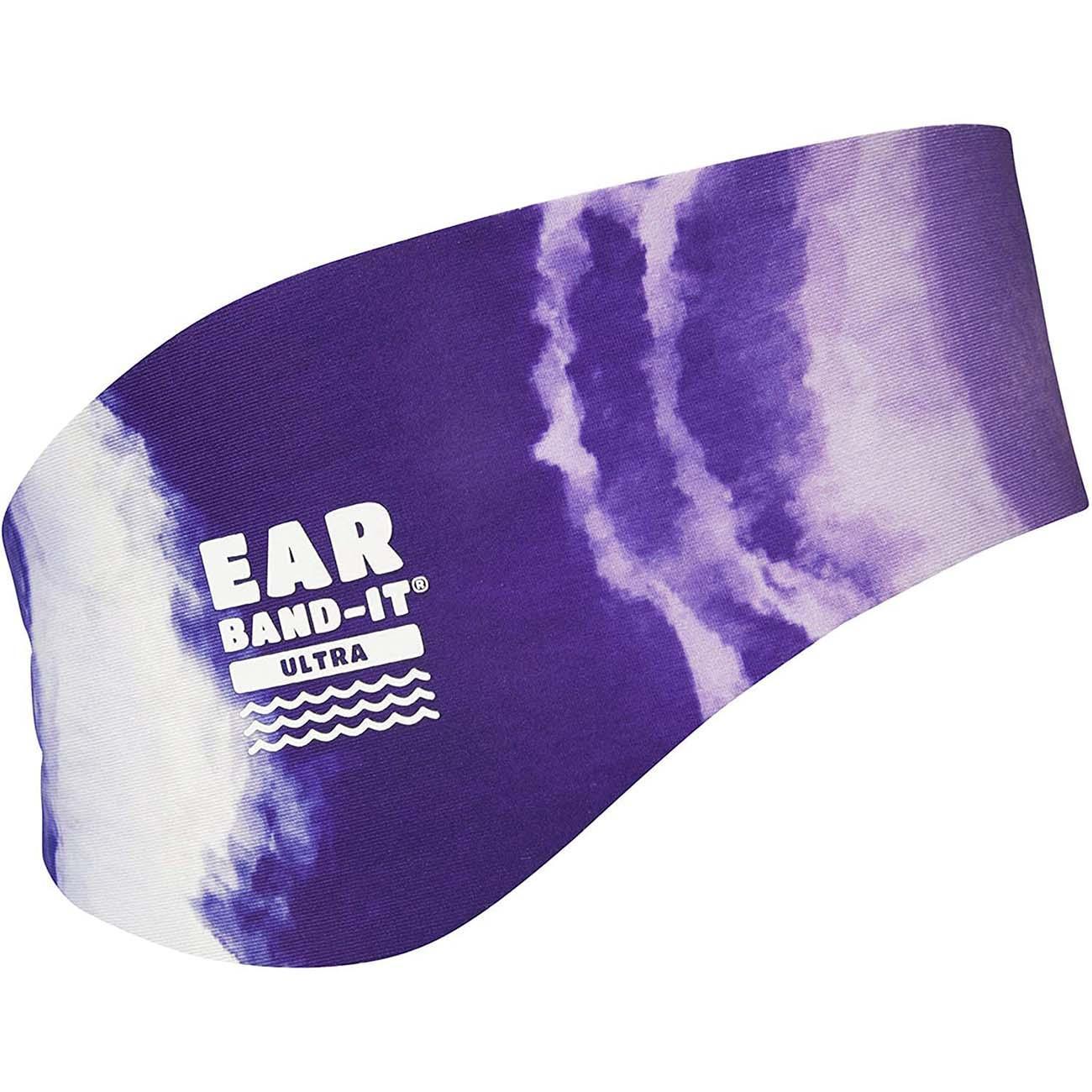 Ear Band-It Ultra Swimming Headband in Tie Dye Purple