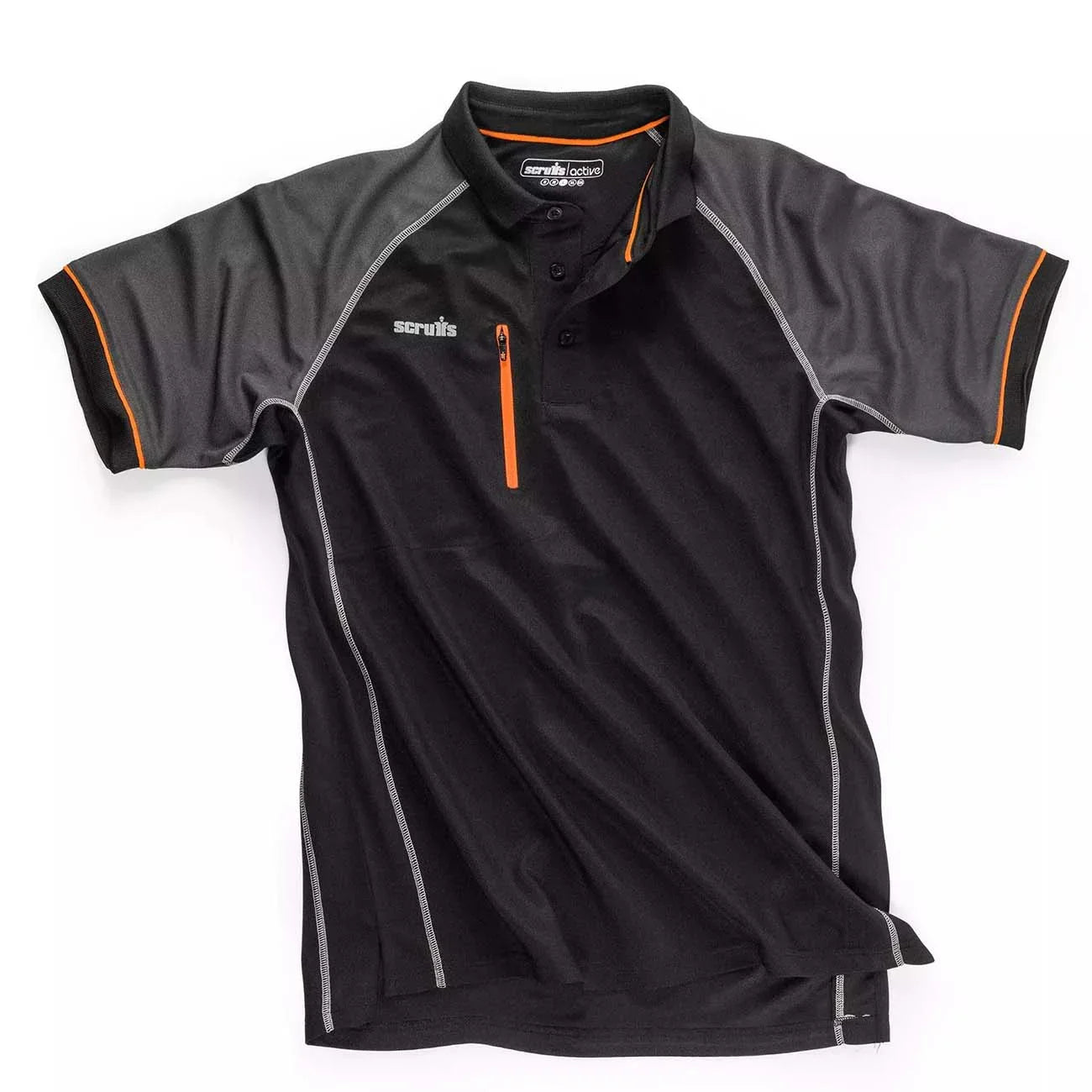 Scruffs Trade Active Polo - Black