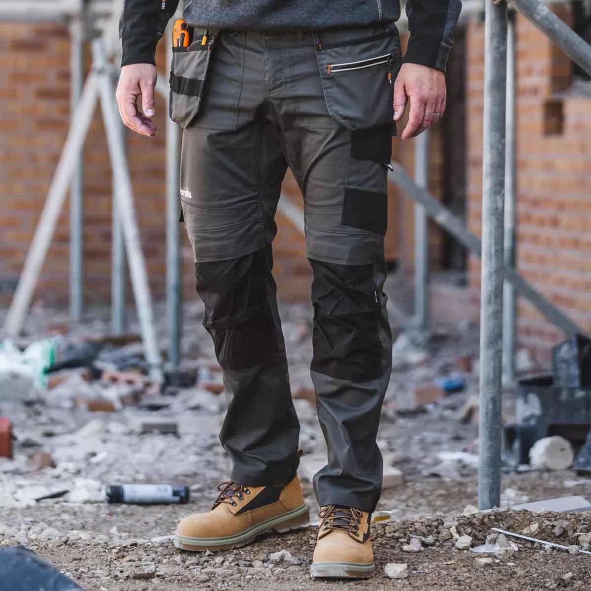 Scruffs Trade Flex Trousers Graphite Model