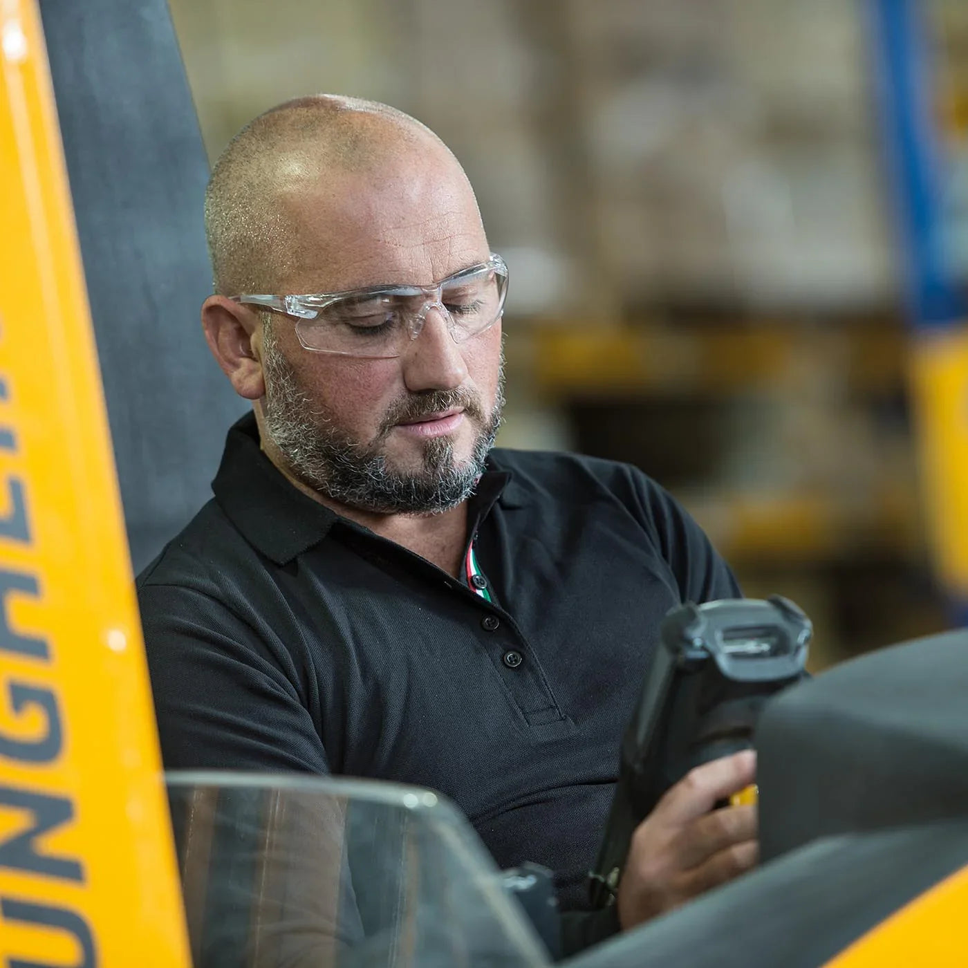 Univet 505UP Clear Lens Safety Glasses - 505U.00.00.00