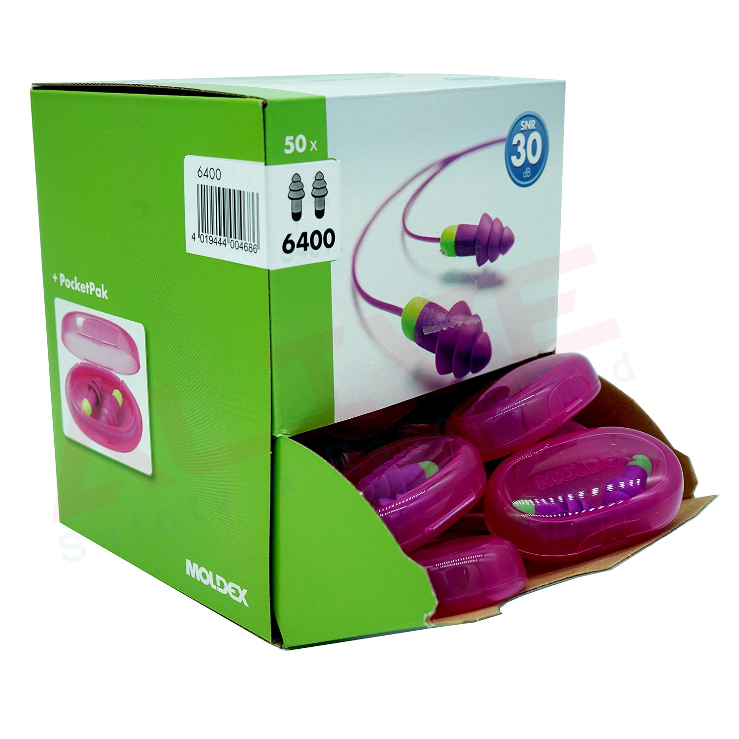 MOLDEX 6400 - Rockets Earplugs - SNR 30 dB box 1