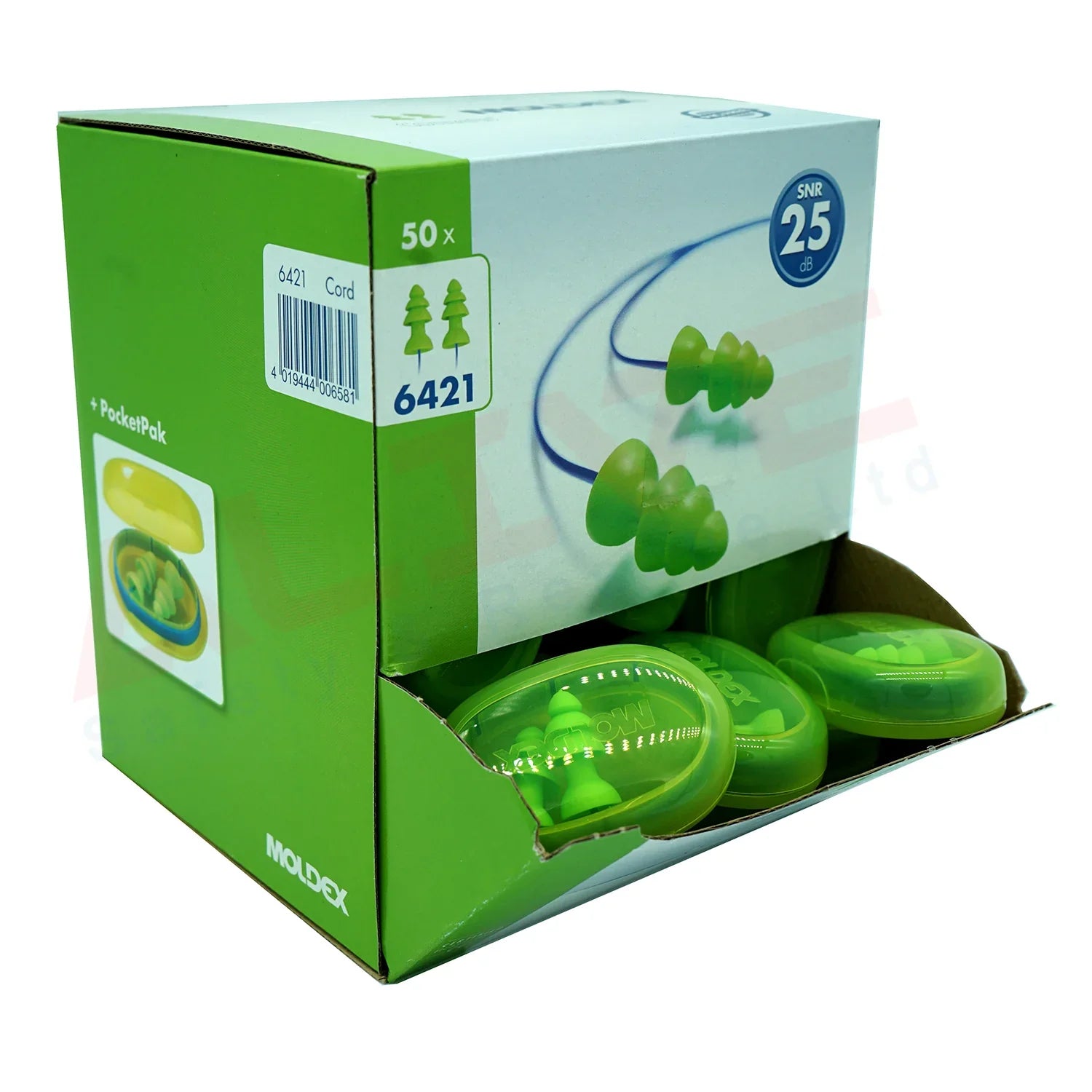 MOLDEX 6421 Comets Cord Earplugs - SNR:25dB box 1