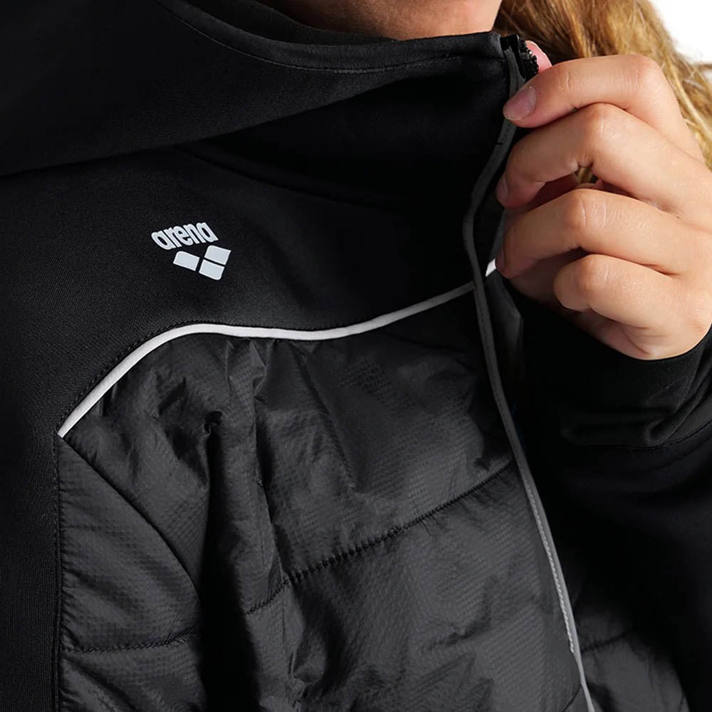 Arena Unisex Team Hooded Half-Quilted Jacket