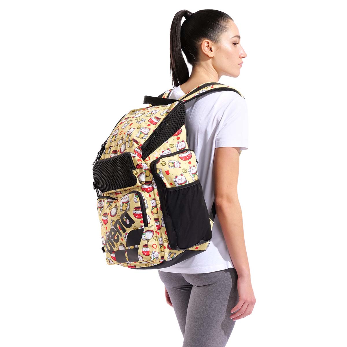 Arena One Go Allover Backpack Neko