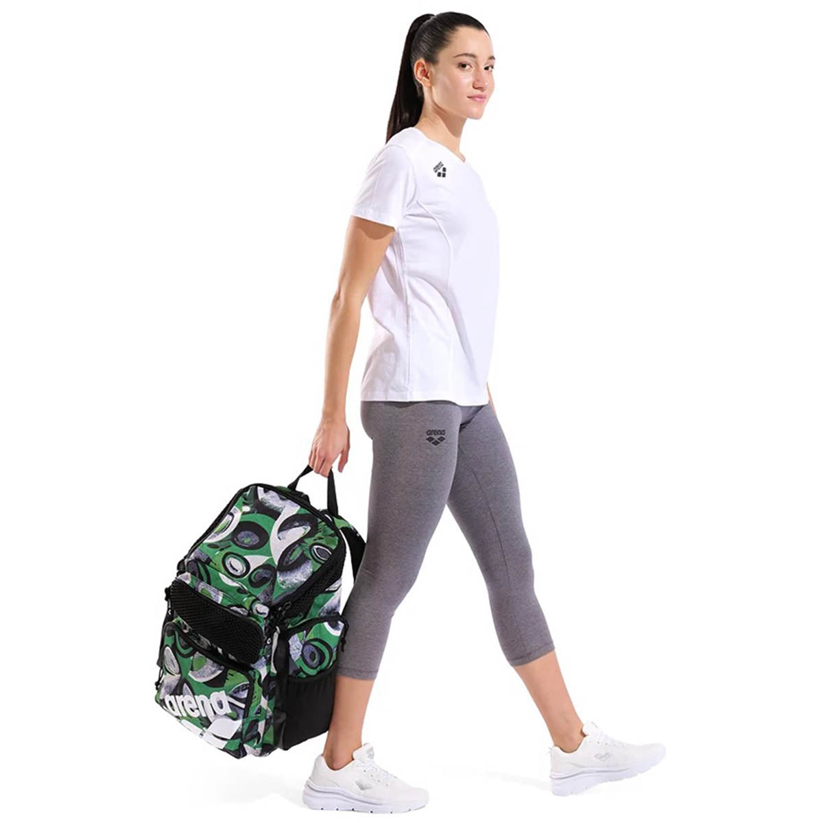 Arena One Go Allover Swim Sports Travel Backpack 45L - Kente