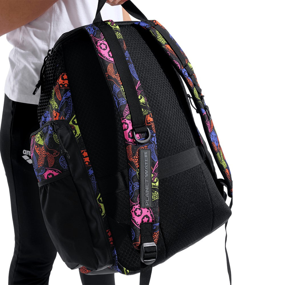 Arena One Go Allover Swim Sports Travel Backpack 45L - Sea Turles