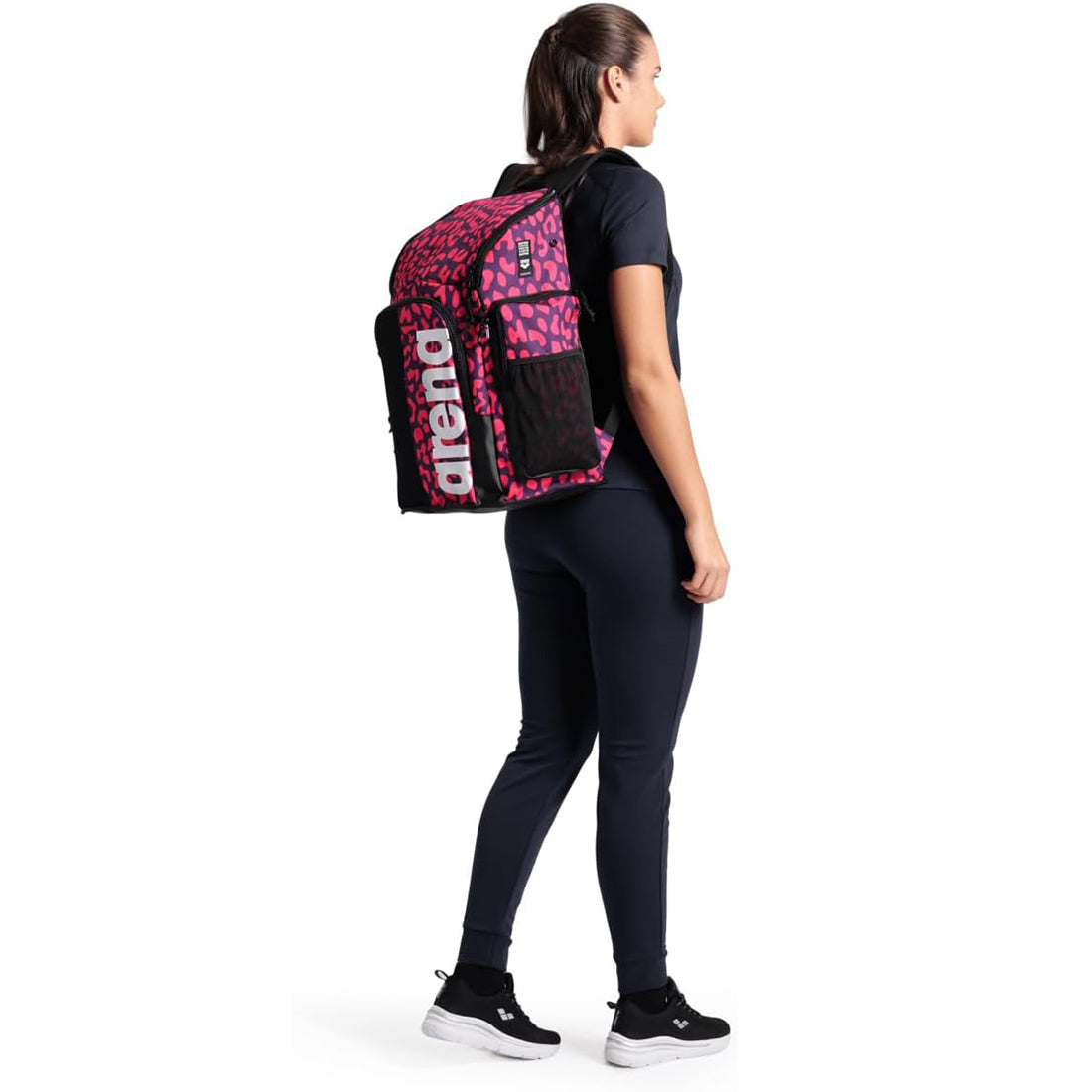 Arena Spiky III Allover Backpack 45 L Violet Geranium