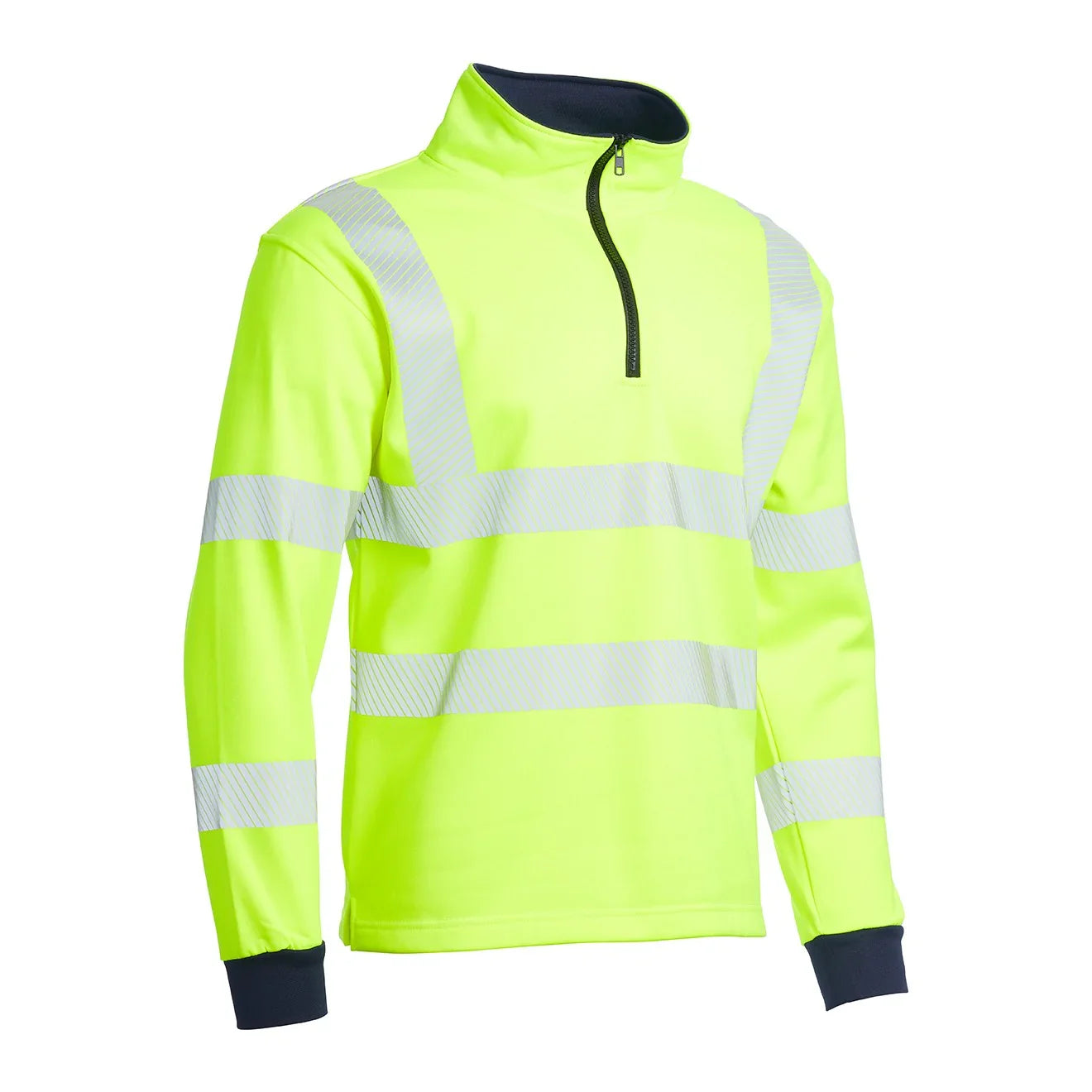 Hi-Vis 1/4 Zip Sweatshirt Blackrock 