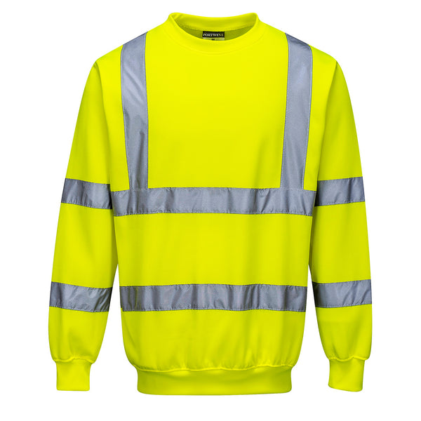 Portwest B303 Hi-Vis Sweatshirt - Yellow