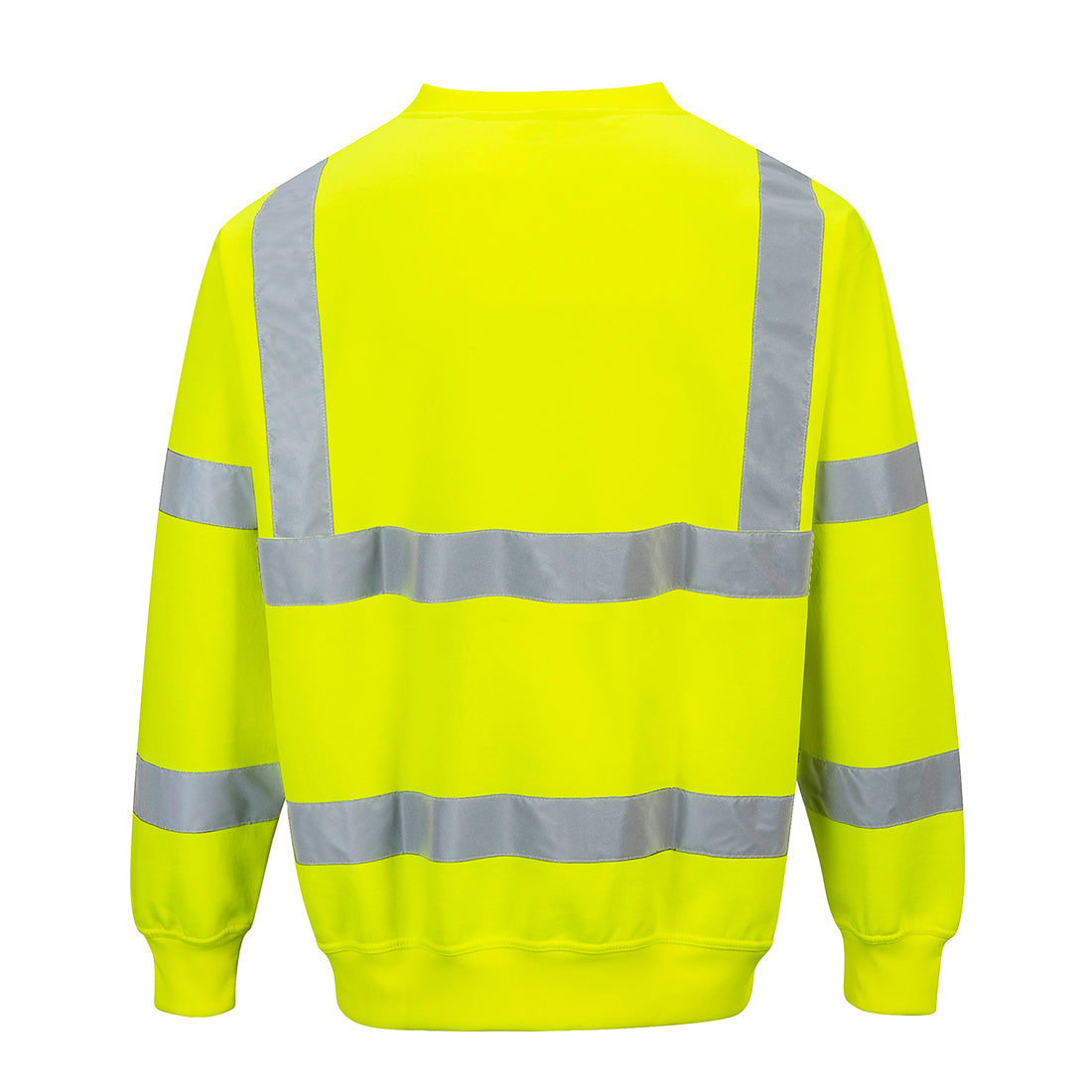 Portwest B303 Hi-Vis Sweatshirt Yellow Back