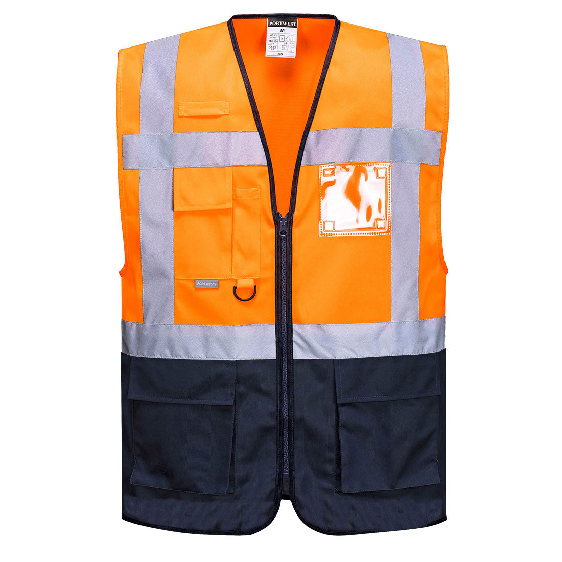 Portwest C476 Warsaw Hi-Vis Contrast Executive Vest 