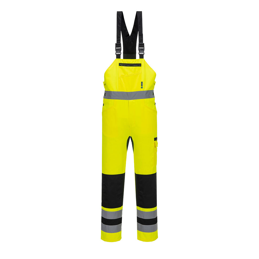 Portwest CD852 WX2 Hi-Vis Bib & Brace Yellow Black