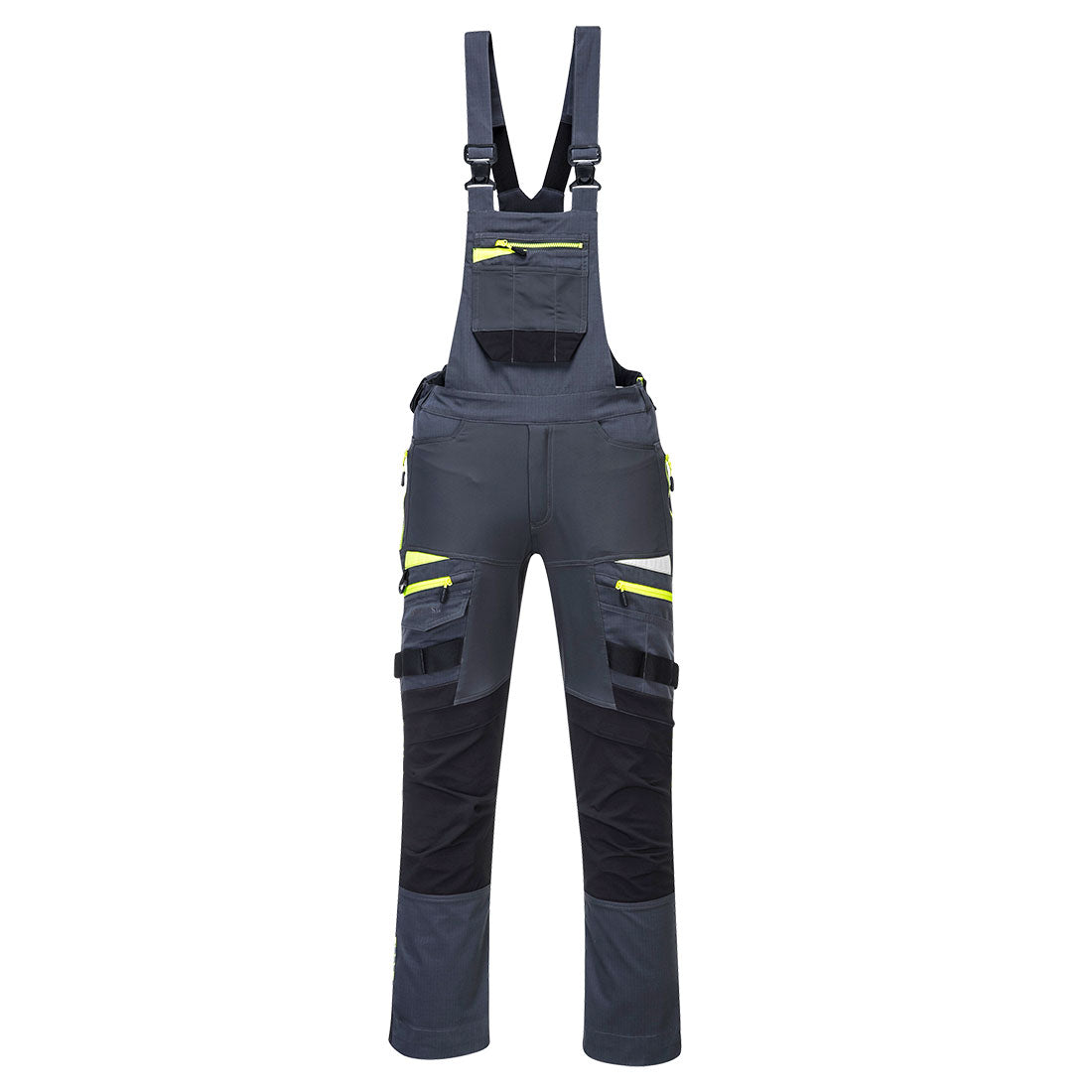 Portwest DX441 DX4 Work Bib and Brace Metal Grey