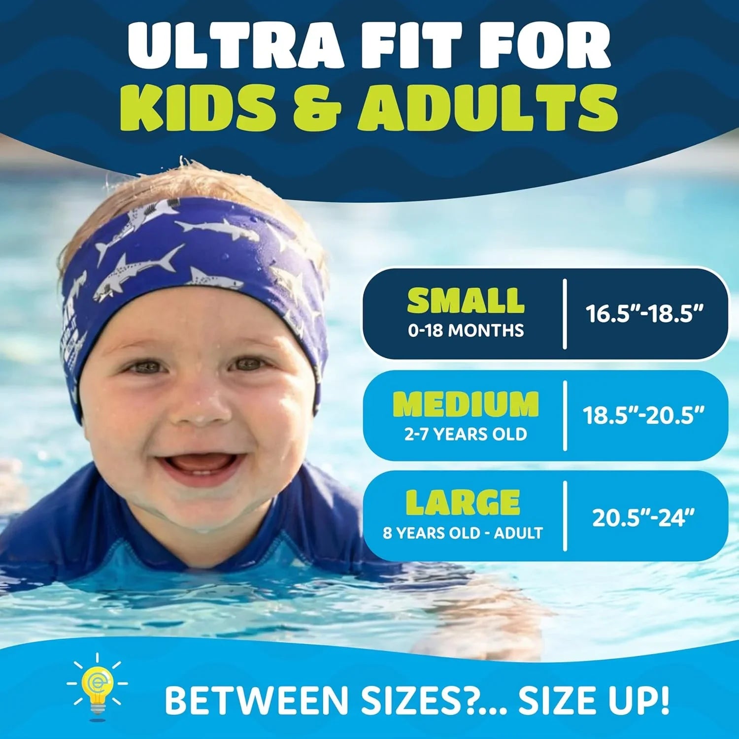 Ear band it swimming headband size chart